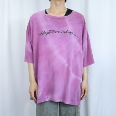 画像2: 90's Hypercolor USA製 特殊染料 プリントTシャツ XL (2)