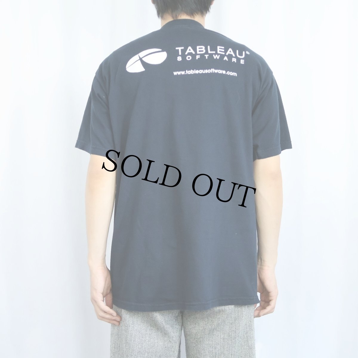 画像4: 2000's "got data?" 広告パロディ プリントＴシャツ BLACK L (4)