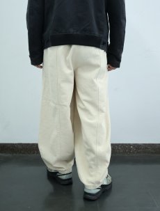 画像3: IXIMO 柄織 リネンパンツ L (3)