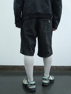 画像3: 90's GUESS JEANS ブラックデニムショーツ W33 (3)