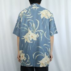 画像4: 90's〜 POLO Ralph Lauren "BERKLEY" 花柄 コットンアロハシャツ M (4)