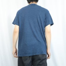 画像3: Ralph Lauren RRL インディゴ ポケットTシャツ L (3)