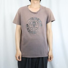 画像2: Ralph Lauren RRL "SPEED" スカルプリントTシャツ L (2)