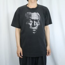 画像2: 90's〜 Miles Davis ジャズミュージシャンプリントTシャツ BLACK L (2)