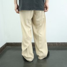 画像2: Ralph Lauren ヘリンボーンツイル 2タック シルクスラックス W34 (2)