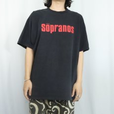 画像2: The Sopranos テレビドラマ プリントTシャツ BLACK XL (2)