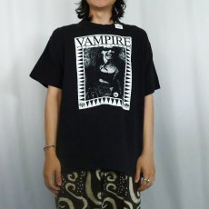 画像2: Vampire The Masquerade ロールプレイングゲーム プリントTシャツ BLACK L (2)