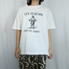 画像3: "LEE STATION BAPTIST CHURCH" プリントTシャツ (3)