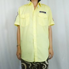 画像2: 70's Unitog USA製 ワッペン付き ワークシャツ SIZE15-15 1/2 (2)