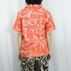 画像3: 〜70's Dael's Casuals 総柄 コットンアロハシャツ (3)