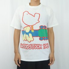 画像2: 90's WOODSTOCK USA製 ロックフェスティバルTシャツ L (2)