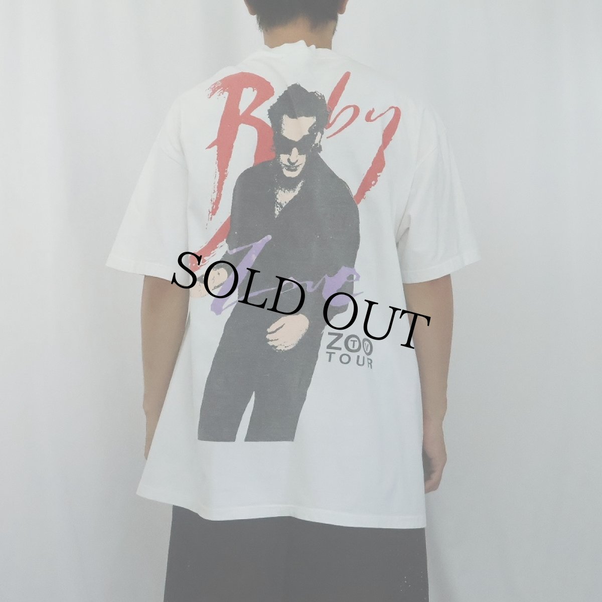 画像4: 90's U2 USA製 "ZOO TV TOUR" ロックバンドツアーTシャツ XL (4)
