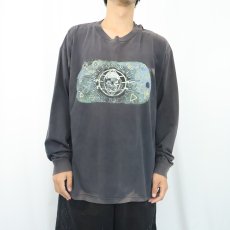 画像3: 90's MEGADETH USA製 "Cryptic Writings World Tour" ヘヴィメタルバンドツアーロンT BLACK XL (3)
