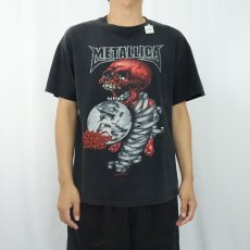画像3: 2004 METALLICA "Madly in Anger with the World Tour" ヘヴィメタルバンドツアーTシャツ BLACK L (3)