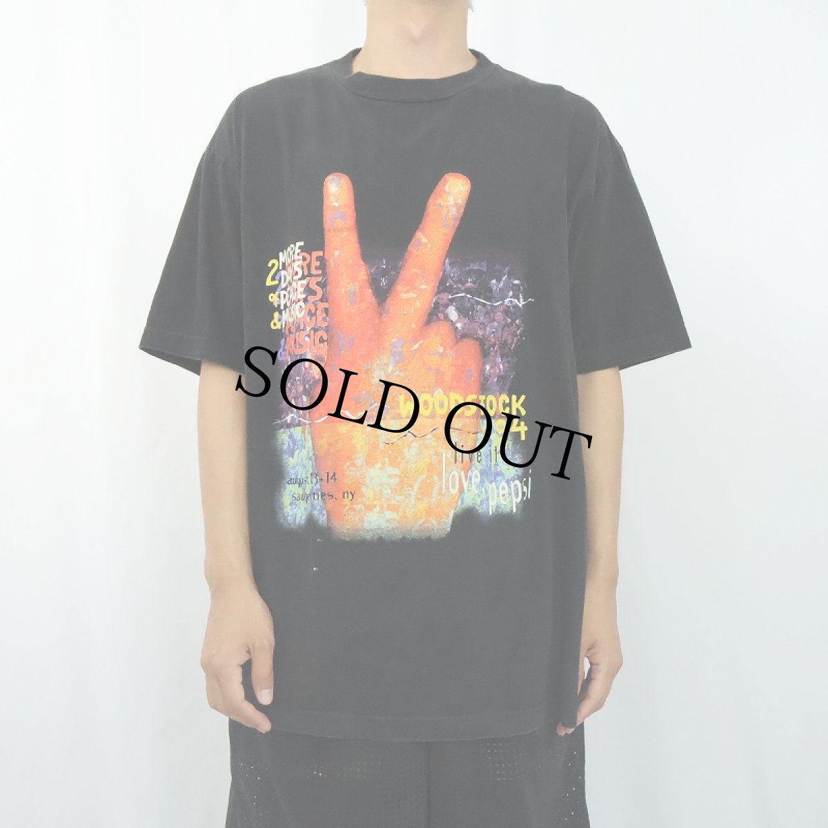 画像3: 90's WOODSTOCK 94 ロックフェスティバルTシャツ BLACK XL (3)
