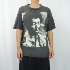 画像2: Jimi Hendrix ミュージシャンプリントTシャツ (2)