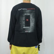 画像4: 2000's "DROID DOES" 企業プロモーションロンT BLACK L (4)