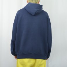 画像3: 90's〜 RUSSELL ATHLETIC スウェットジップパーカー NAVY XXL (3)