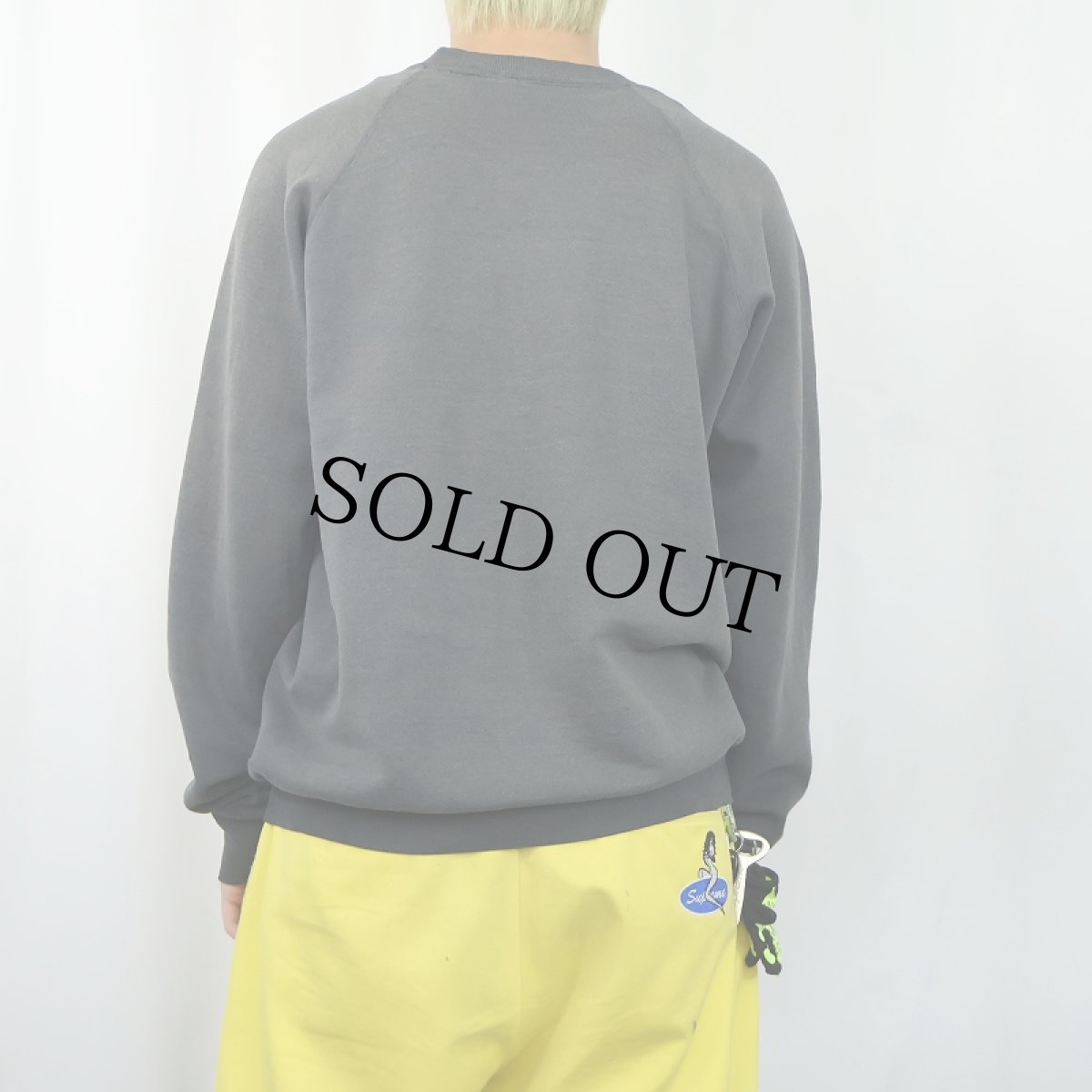 画像3: 90's USA製 "DICK'S LAST RESORT" イラストプリントスウェット BLACK XL (3)