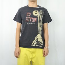 画像2: LED ZEPPELIN "Stairway to Heaven" ロックバンドTシャツ BLACK M (2)