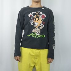 画像2: POISON "20 Years of Rock 'N' Ruin" ロックバンドロンT BLACK (2)