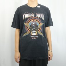 画像3: "FRIDAY 13TH" パロディプリントTシャツ BLACK L (3)