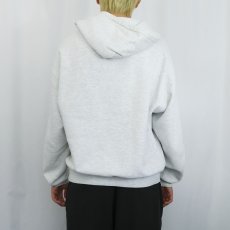 画像3: 90's〜 RUSSELL ATHLETIC USA製 "HIGH COTTON" ヘンリーネック スウェットフーディ L (3)