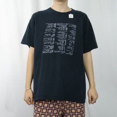 画像2: "Quick Commands" プリントTシャツ BLACK L (2)