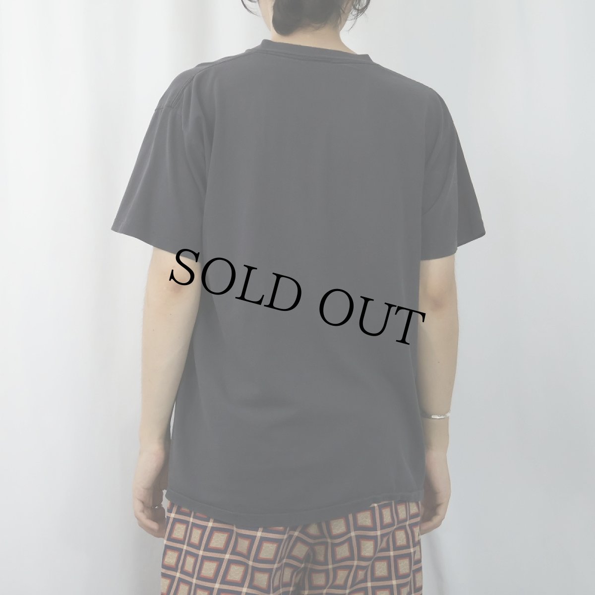 画像3: 80〜90's 無地Tシャツ BLACK (3)