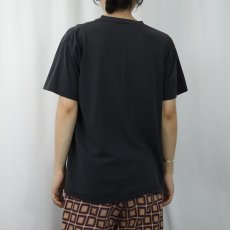 画像3: 80〜90's 無地Tシャツ BLACK (3)