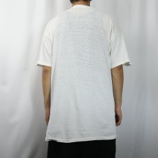 画像3: 80's Bernard Zalon "MEDIACRITY" プリントTシャツ (3)