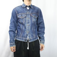 画像2: 60〜70's LEVI'S 70505 BIGE ブランケットライナー デニムジャケット (2)