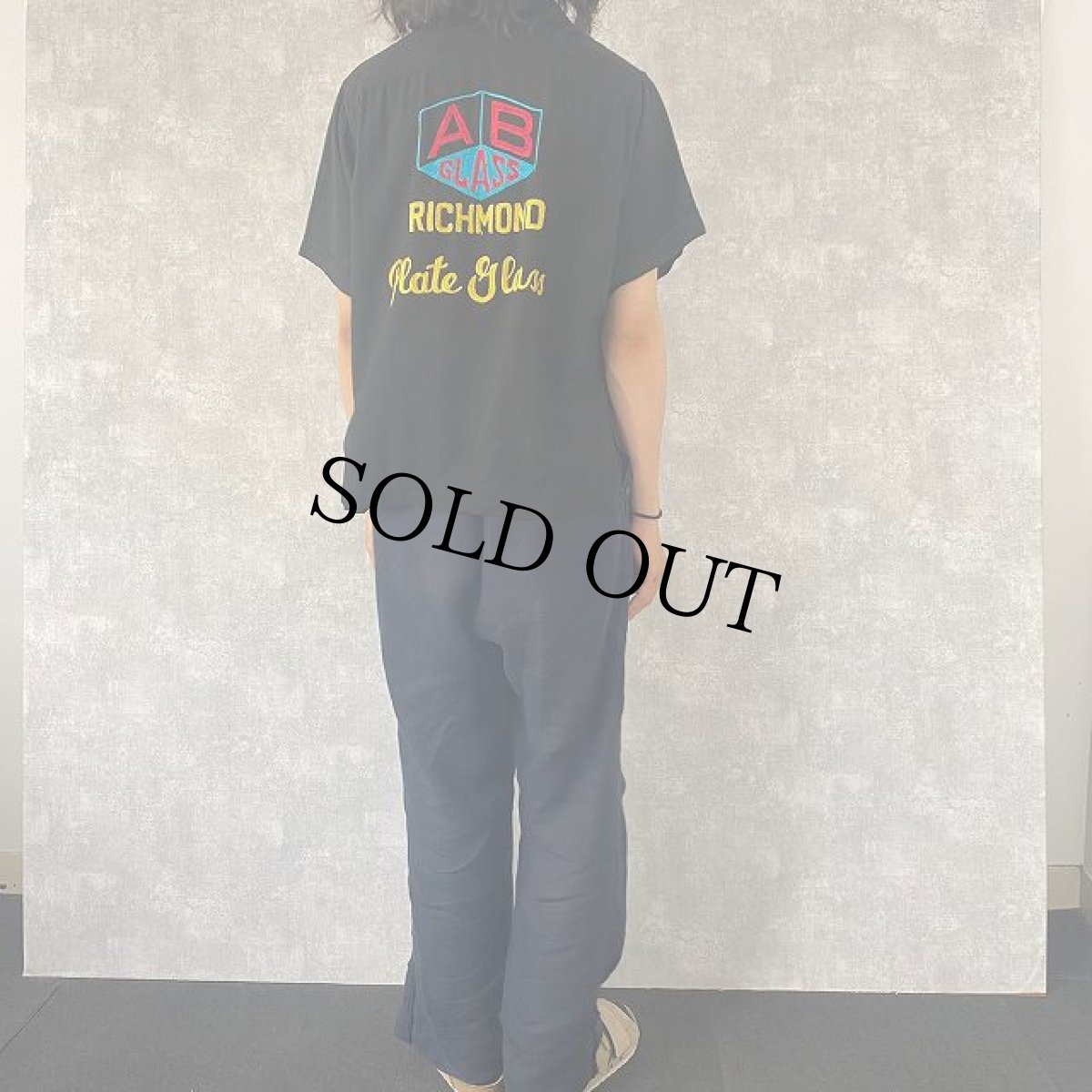 画像4: 60's King Louie USA製 チェーン刺繍 レーヨン ボーリングシャツ L (4)