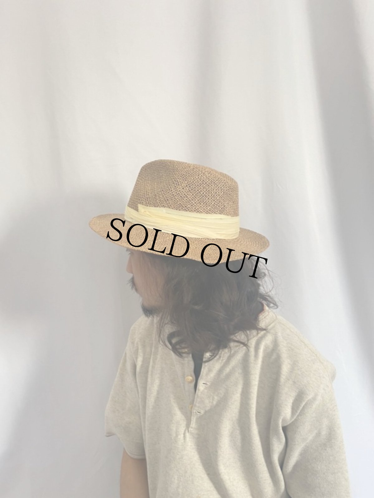 画像3: VINTAGE DORFMAN PACIFIC CO ストロー中折れハット (3)