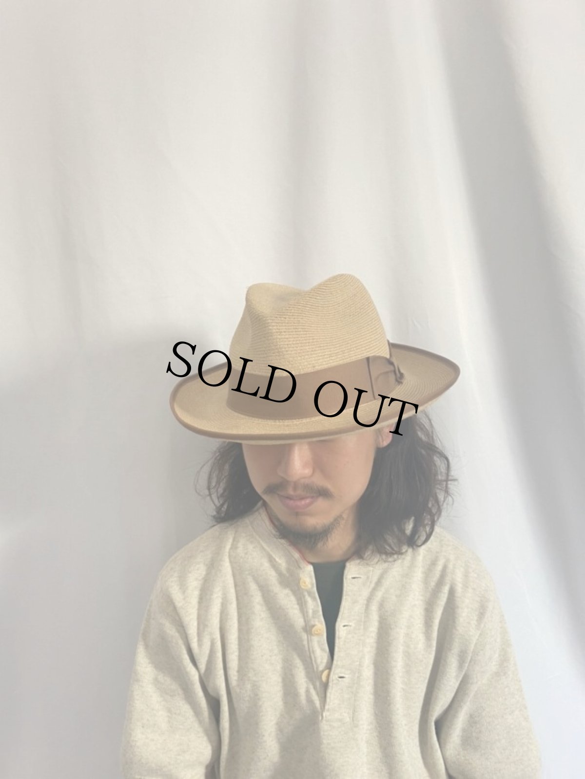 画像2: BILTMORE CANADA製 ミラノヘンプ中折れハット (2)