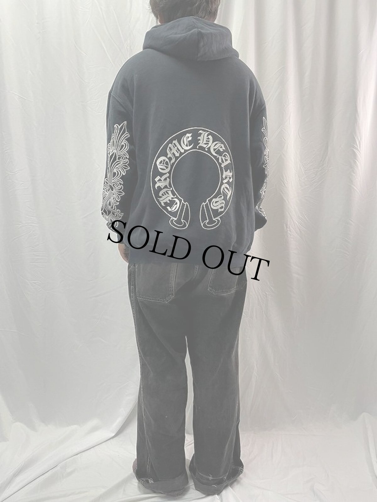 画像5: Chrome Hearts USA製 ロゴプリントスウェットフーディ XL (5)