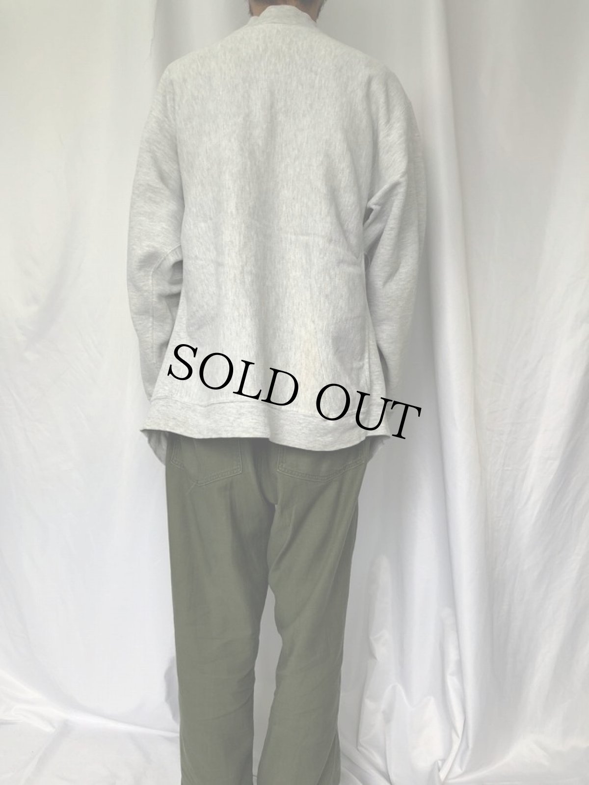 画像4: 80's Champion トリコタグ REVERSE WEAVE USA製 フルスナップスウェット XL (4)