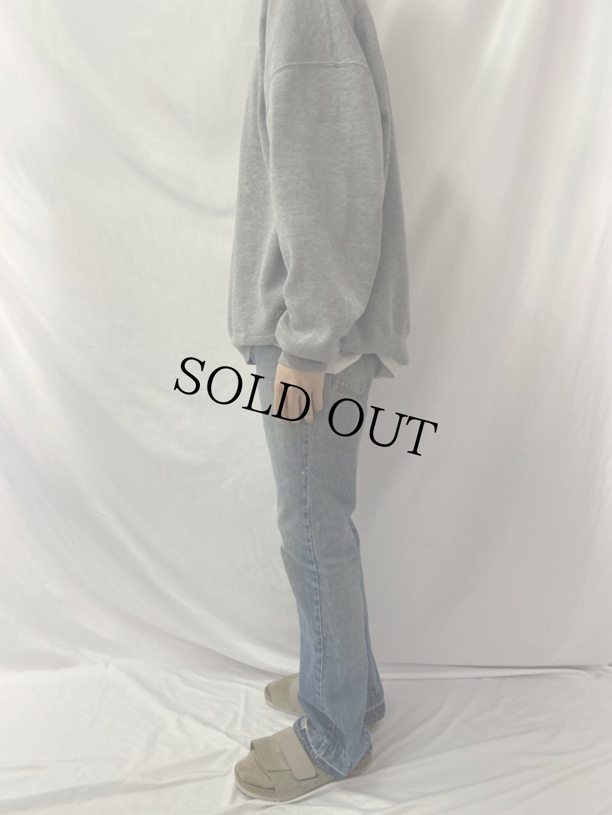 画像3: 70's Levi's 646 シングル ベルボトム デニムパンツ W33 (3)