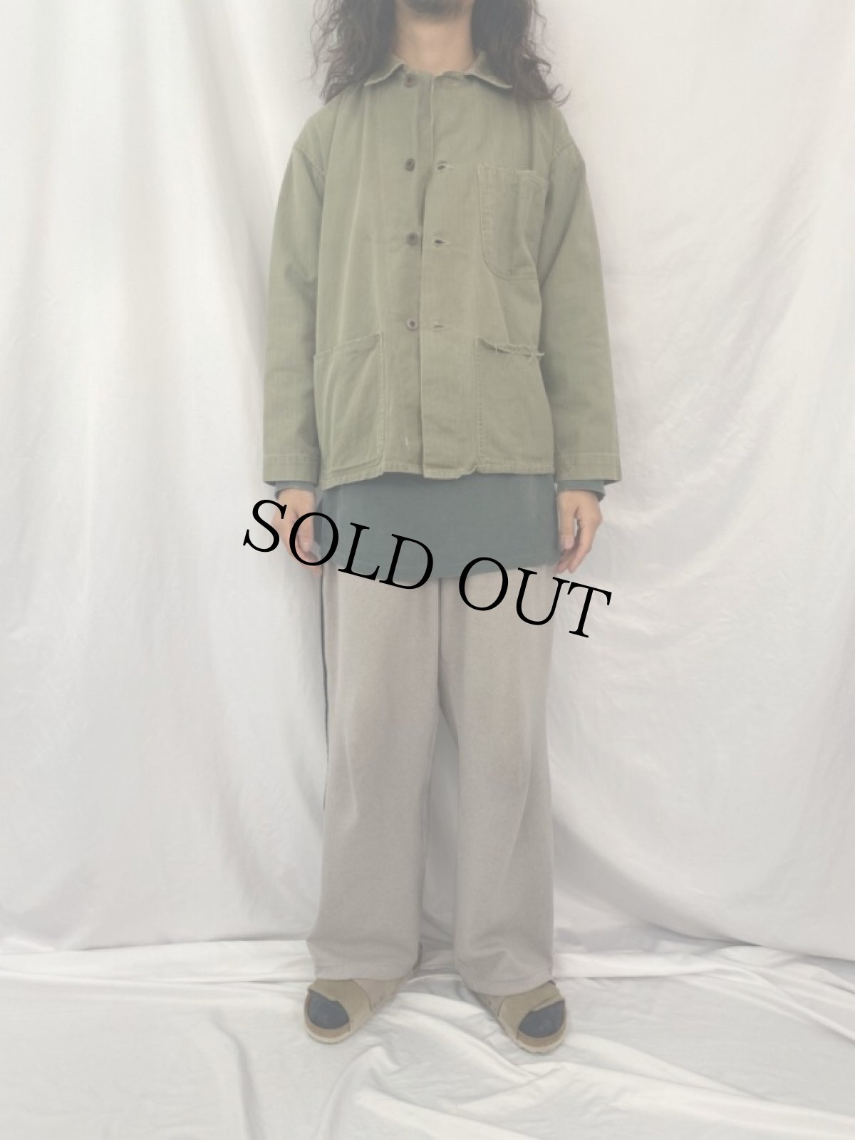 画像2: 40's USMC P-41 HBT ジャケット (2)