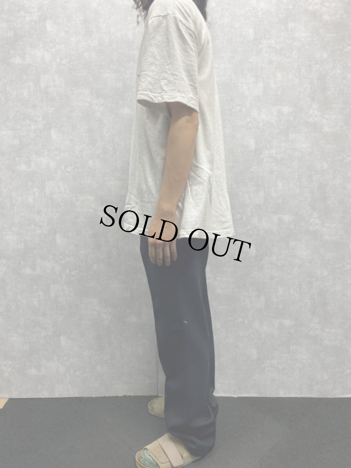 画像3: 80's Levi's USA製 "STA-PREST" PANTS ペンキペイント ブラック W33 (3)