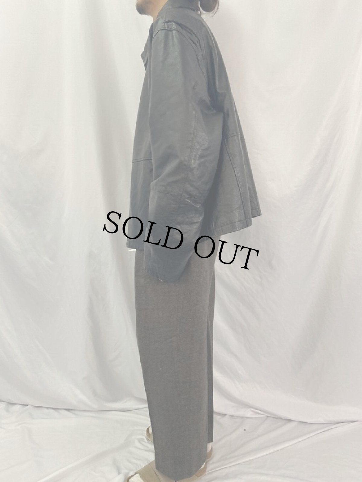 画像3: MAZZONI レザージャケット XXL (3)