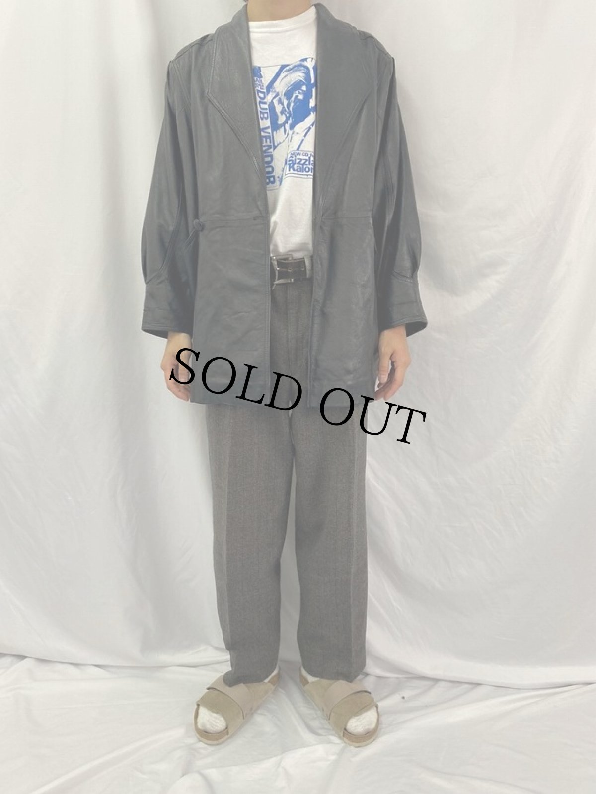 画像2: レザーデザインジャケット S (2)