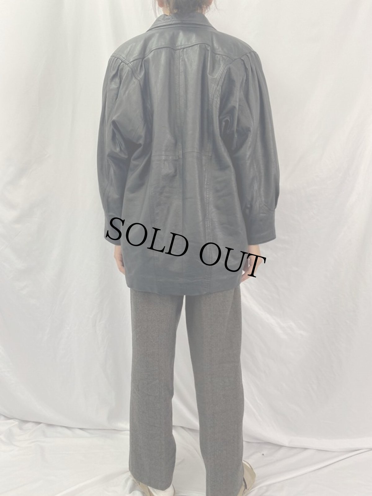 画像4: レザーデザインジャケット S (4)