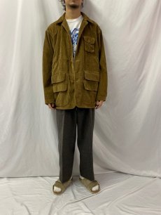 画像2: 90's POLO Ralph Lauren 太畝コーデュロイハンティングジャケット M (2)