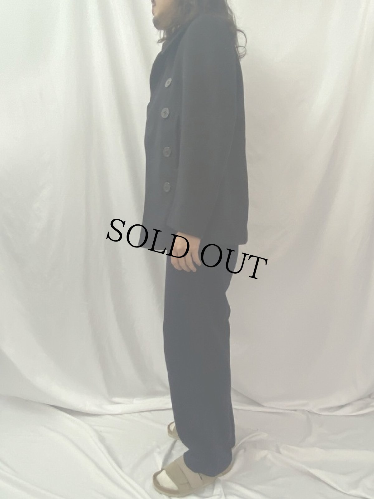 画像3: 40's U.S.NAVY 10ボタン Pコート (3)