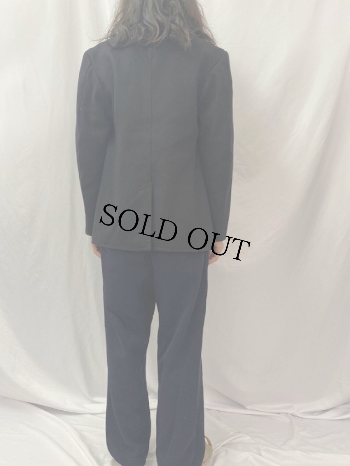 画像4: 40's U.S.NAVY 10ボタン Pコート (4)