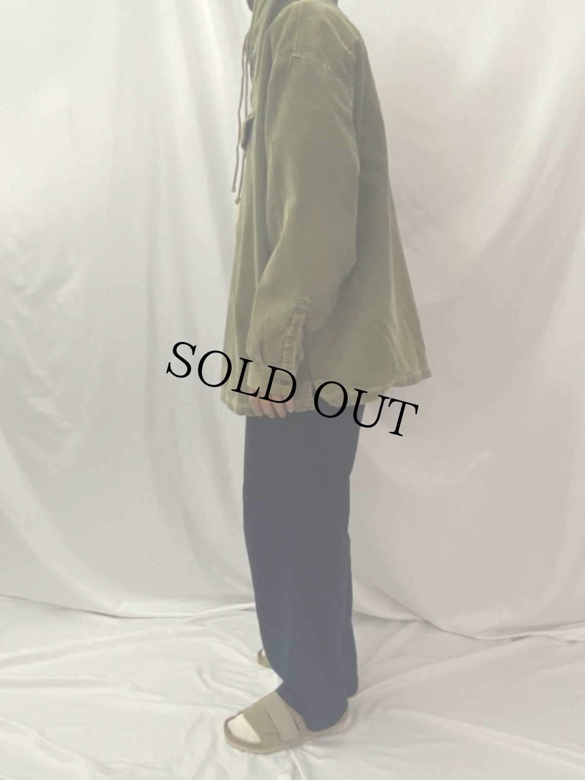 画像3: 90's Levi's コーデュロイアノラックパーカー L (3)