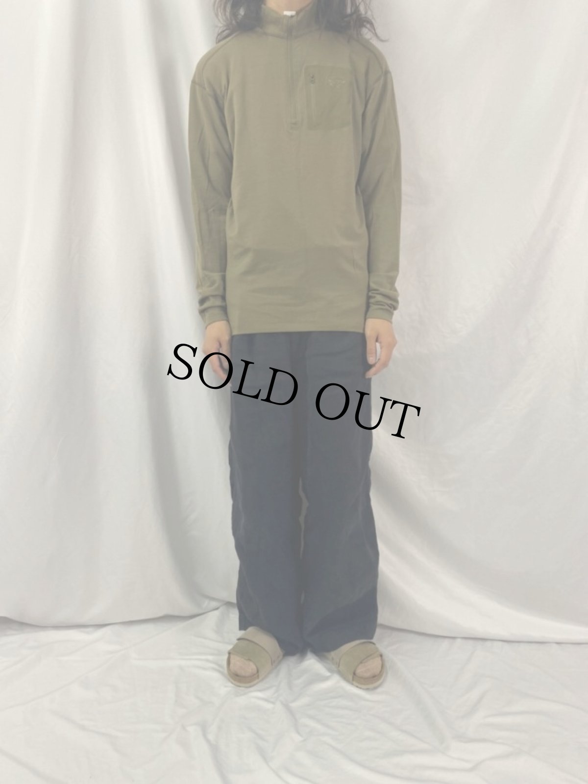 画像3: ARCTERYX LEAF LEVEL1 メリノウール プルオーバーライナーシャツ XL (3)