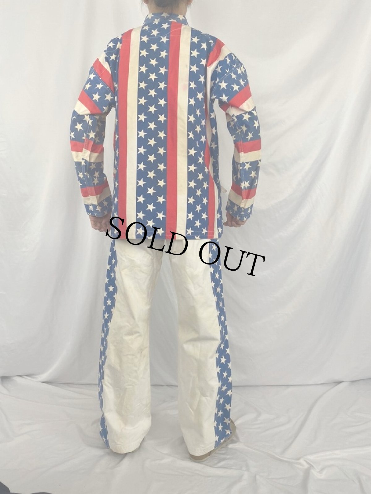 画像6: 星条旗柄 ダック地 道着 SETUP (6)