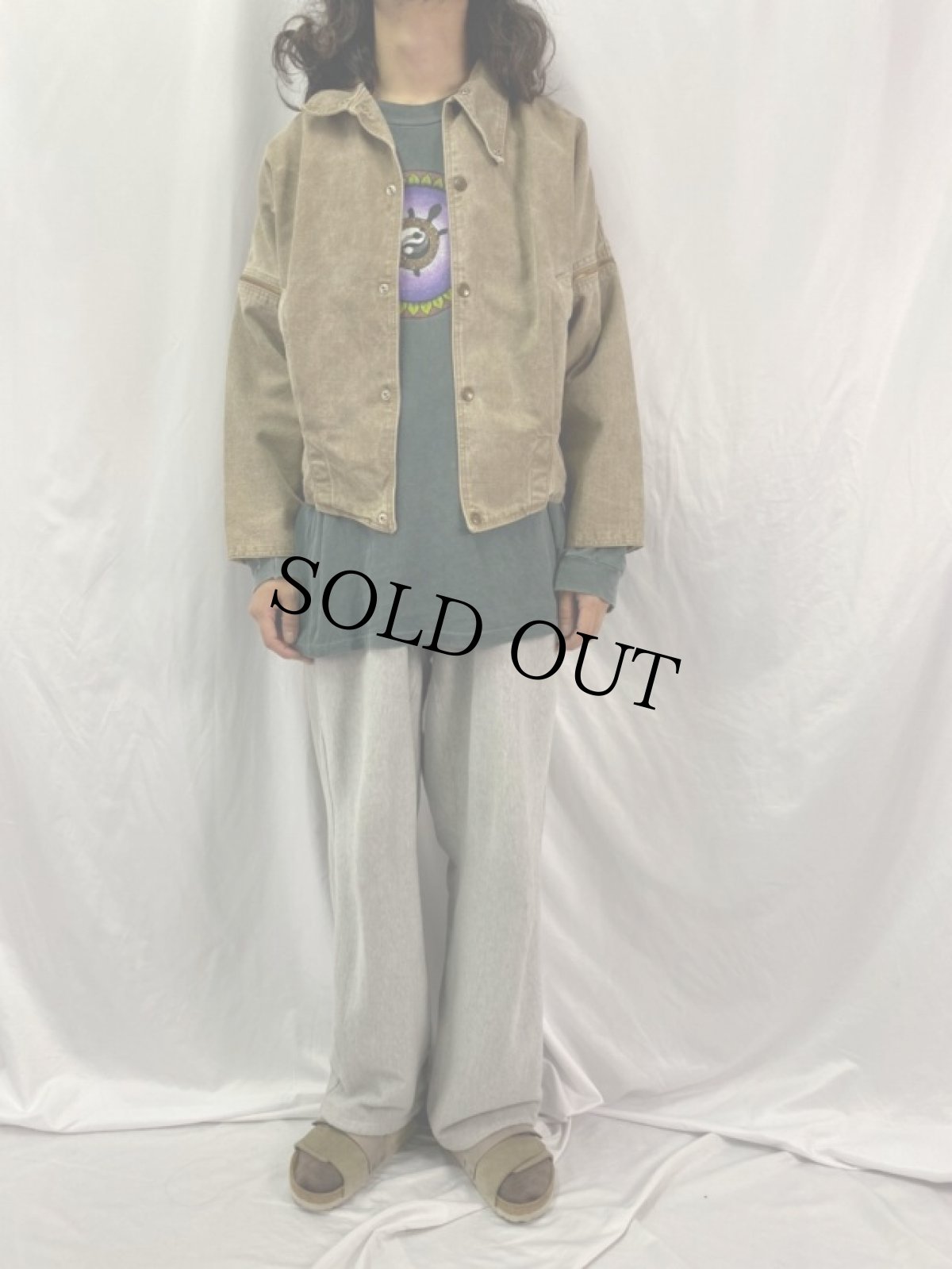 画像2: 90's GUESS 2WAY ダックドッキングジャケット L (2)